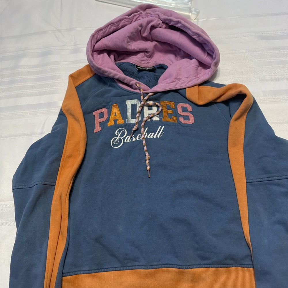 New Era San Diego Padres City Connect Hoodie Blue Orange Pink XL 2024 MLB
